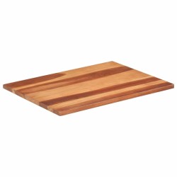 Dessus de table bois massif d'acacia 25-27 mm 60x80 cm 553226553226