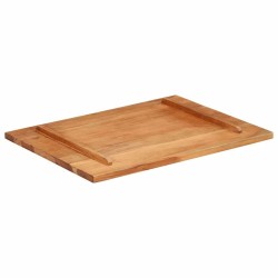Dessus de table bois massif d'acacia 25-27 mm 60x80 cm 553226553226