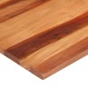 Dessus de table bois massif d'acacia 25-27 mm 60x80 cm 553226553226