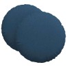 Coussins de siège 2 pcs Bleu Ø80 x 29 cm tissu 553231553231