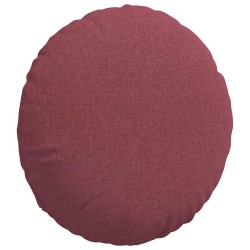 Coussins de siège 2 pcs Bordeaux Ø80 x 29 cm tissu 553237553237