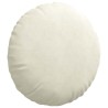 Coussins de siège 2 pcs Crème Ø60 x 21 cm Velours 553239553239