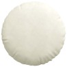 Coussins de siège 2 pcs Crème Ø60 x 21 cm Velours 553239553239