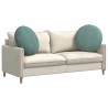 Coussins de siège 2 pcs Vert Mer Ø60 x 21 cm Velours 553241553241