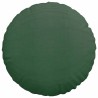 Coussins de siège 2 pcs Vert foncé Ø60 x 21 cm 553243553243
