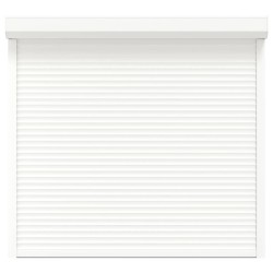 Store Roulant Blanc 160 x 150 cm Aluminium et Polyuréthane 553245553245