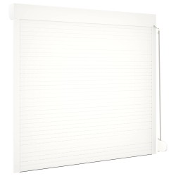 Store Roulant Blanc 160 x 150 cm Aluminium et Polyuréthane 553245553245