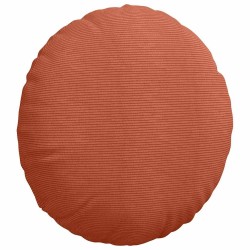 Coussins de siège 2 pcs Rouge orange Ø60 x 21 cm 553246553246