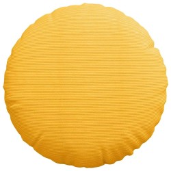 Coussins de siège 2 pcs Jaune clair Ø60 x 21 cm 553247553247