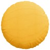 Coussins de siège 2 pcs Jaune clair Ø60 x 21 cm 553247553247