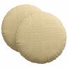 Coussins de siège 2 pcs Vert gris Ø60 x 21 cm 553248553248