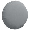 Coussins de siège 2 pcs Gris clair Ø80 x 29 cm tissu 553250553250