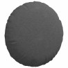 Coussins de siège 2 pcs Gris foncé Ø60 x 21 cm 553252553252