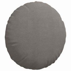 Coussins de siège 2 pcs Gris clair Ø60 x 21 cm 553253553253