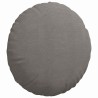 Coussins de siège 2 pcs Gris clair Ø60 x 21 cm 553253553253
