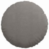 Coussins de siège 2 pcs Gris clair Ø60 x 21 cm 553253553253