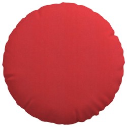 Coussins de siège 2 pcs Rouge Ø60 x 21 cm tissu 553263553263