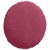 Coussins de siège 2 pcs Bordeaux Ø 80 x 29 cm Velours 553267553267