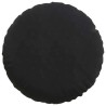 Coussins de siège 2 pcs Noir Ø 80 x 29 cm Velours 553268553268