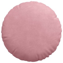 Coussins de siège 2 pcs Rose Ø60 x 21 cm Velours 553270553270
