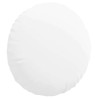 Coussins de siège 2 pcs Blanc Ø60 x 21 cm tissu 553272553272