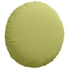 Coussins de siège 2 pcs Vert clair Ø60 x 21 cm tissu 553273553273