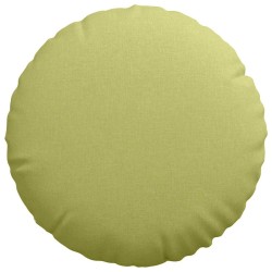 Coussins de siège 2 pcs Vert clair Ø60 x 21 cm tissu 553273553273
