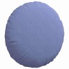 Coussins de siège 2 pcs Bleu denim Ø60 x 21 cm tissu 553274553274
