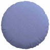 Coussins de siège 2 pcs Bleu denim Ø60 x 21 cm tissu 553274553274