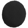 Coussins de siège 2 pcs Noir Ø60 x 21 cm Velours 553283553283