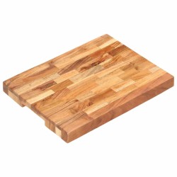 Planche à découper 40x30x4 cm Bois d'acacia massif 553287553287
