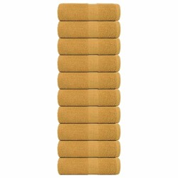 Serviettes d'invité FROGN 10 pcs doré 30x50 cm 360 g/m² 553300553300