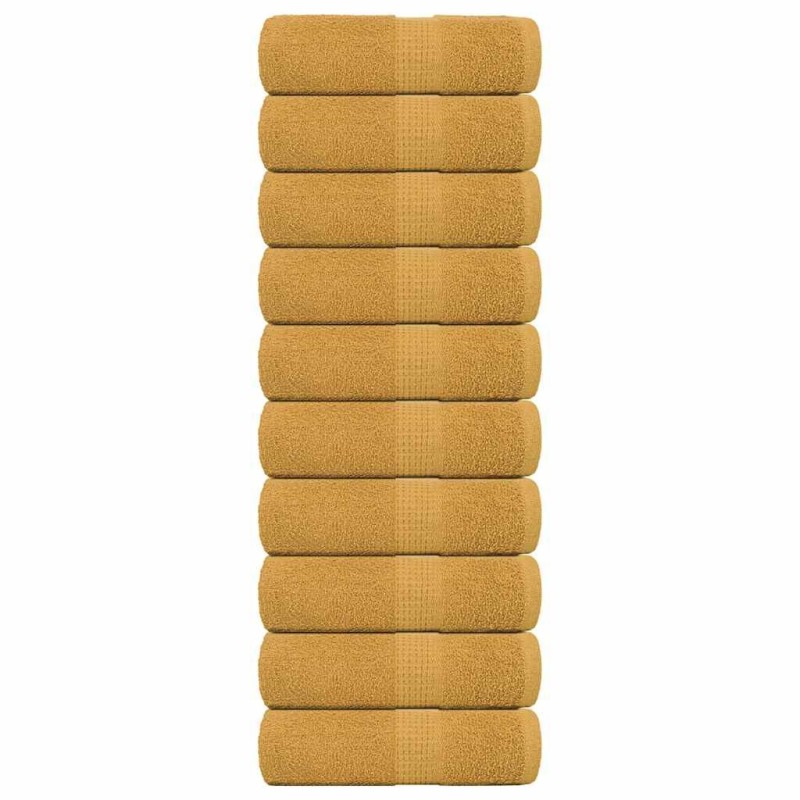 Serviettes d'invité FROGN 10 pcs doré 30x50 cm 360 g/m² 553300553300