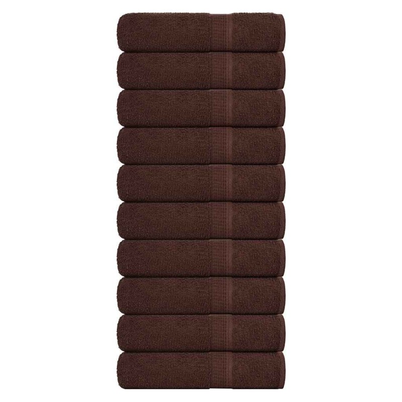 Essuie-mains FROGN 10 pcs marron 50x100 cm 360 g/m² 553304553304