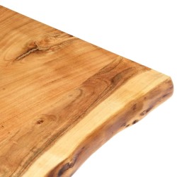 Dessus de table Bois d'acacia massif 118x(50-60)x2,5 cm 553305553305