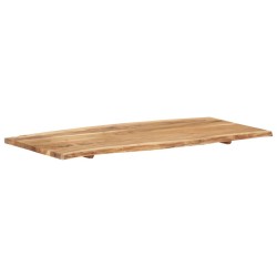 Dessus de table Bois d'acacia massif 118x(50-60)x2,5 cm 553305553305