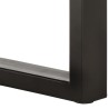 Banc au bord naturel du bois 110 cm Bois d'acacia solide acier 553308553308