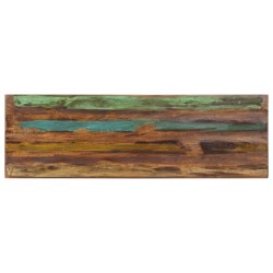 Banc 110 cm Bois de récupération solide et acier 553309553309