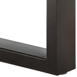 Banc 110 cm Bois de récupération solide et acier 553309553309