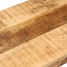 Banc 110 cm Bois de manguier brut massif et acier 553310553310