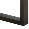 Banc 110 cm Bois de manguier brut massif et acier 553310553310