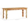 Banc 110 x 35 x 45 cm Bois de récupération massif 553312553312