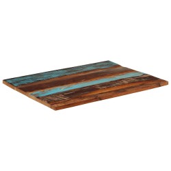 Dessus de table rectangulaire 70x90 cm 25-27 mm Bois récupéré 553322553322