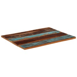 Dessus de table rectangulaire 70x90 cm 25-27 mm Bois récupéré 553322553322