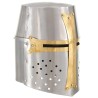 Casque de chevalier croisé antique pour GN Argenté Acier 553323553323