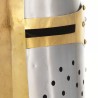 Casque de chevalier croisé antique pour GN Argenté Acier 553323553323