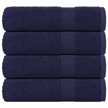Serviettes de douche FROGN 4 pcs bleu marine 70x140 cm 360 g/m² 553324553324