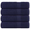 Serviettes de douche FROGN 4 pcs bleu marine 70x140 cm 360 g/m² 553324553324