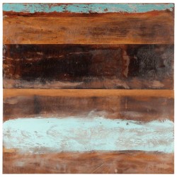 Dessus de table carré 80x80 cm 25-27 mm Bois de récupération 553331553331
