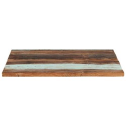 Dessus de table carré 80x80 cm 25-27 mm Bois de récupération 553331553331
